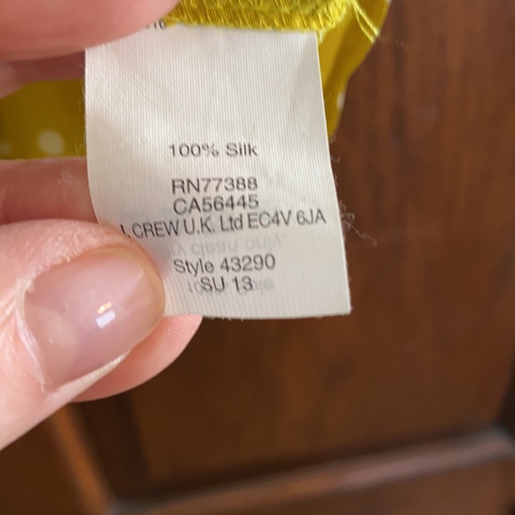 JCrew silk polka dot tank - Picture 3 of 5